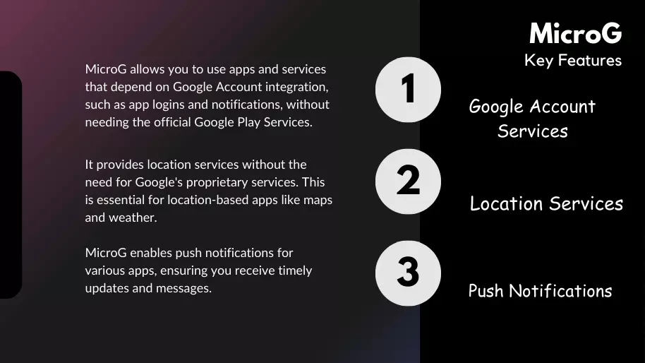 Top features of MicroG MOD APK – lightweight, private, and Play Services alternative